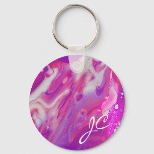 Porte-clés Verser acrylique Abstrait