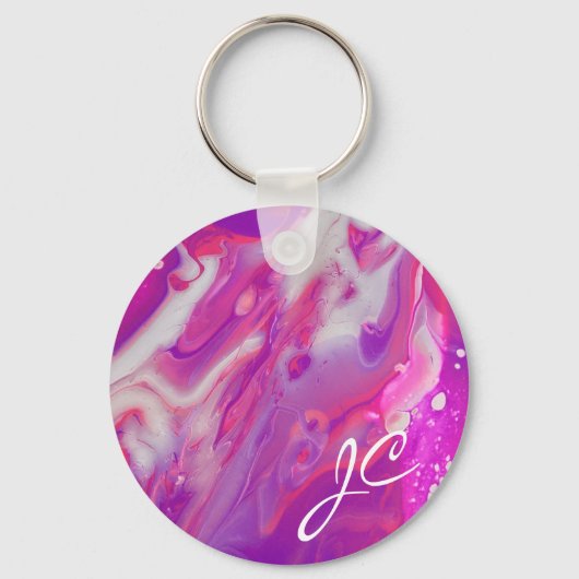Porte-clés Verser acrylique Abstrait (Recto)