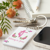 Porte-clés Verset biblique (Devant droit)