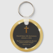 Porte-clés Verset biblique commémoratif de l'anniversaire de  (Recto)