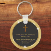Porte-clés Verset biblique commémoratif de l'anniversaire de  (Recto)