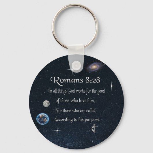 Porte-clés verset de la Bible (Recto)