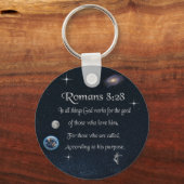 Porte-clés verset de la Bible (Recto)