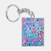 Porte-clés Versez-moi avec des fleurs (Devant gauche)