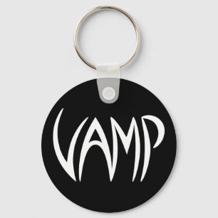 Porte-clés Version texte Vamp (noir/blanc)