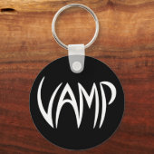 Porte-clés Version texte Vamp (noir/blanc) (Recto)