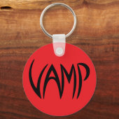 Porte-clés Version Texte Vamp (rouge/noir) (Recto)