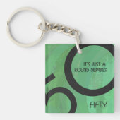 Porte-clés Vert 50 Décennie Anniversaire (Devant)