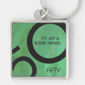 Porte-clés Vert 50 Décennie Anniversaire (Devant)
