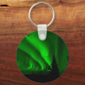 Porte-clés vert aurora-boréal (Recto)