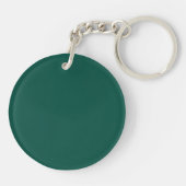 Porte-clés Vert bleu (roue couleur) Vert profond de la mer (Dos)