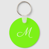 vert fluorescent - monogrammé