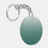Porte-clés Vert foncé à deux tons (Devant gauche)