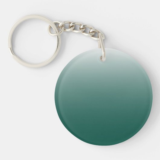 Porte-clés Vert foncé à deux tons (Devant)