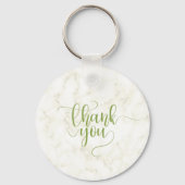 Porte-clés Vert Mariage Chic  (Verso)