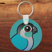 Porte-clés Vert turquoise Conure (Recto)