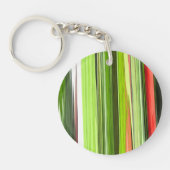 Porte-clés Vert vertical Abstrait 422 (Devant)