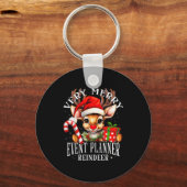 Porte-clés Very Merry Event Planner Reindeer Matching Christm (Recto)
