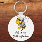 Porte-clés Veste Jaune Mbrfl Moins De 10 Ans (Recto)