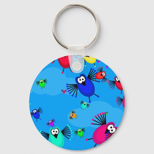 Porte-clés Vestiges d'oiseaux (Recto)
