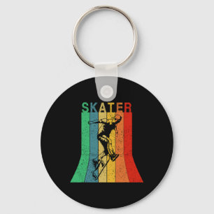 Porte-clés Vêtements de skateboard vintage en détresse Skateu