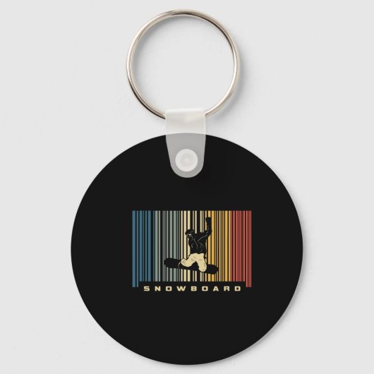Porte-clés Vêtements de snowboard - Snowboard Snowboarder Sno (Recto)