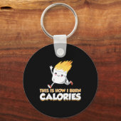 Porte-clés Vêtements mignons de Marshmallow S'mores Comment j (Recto)