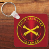 Porte-clés Vétéran de l'artillerie de campagne (Recto)