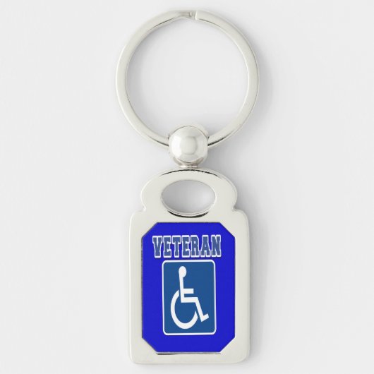 Porte-clés Vétéran handicapé invalide (Devant)