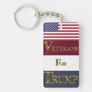 PORTE-CLÉS VÉTÉRANS POUR TRUMP