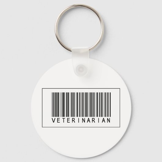 Porte-clés Vétérinaire du code barre (Recto)