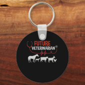 Porte-clés Vétérinaire futur (Recto)