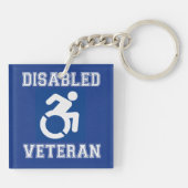 Porte-clés Vétérinaire handicapé (Dos)