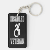 Porte-clés Vétérinaire handicapé (Dos)