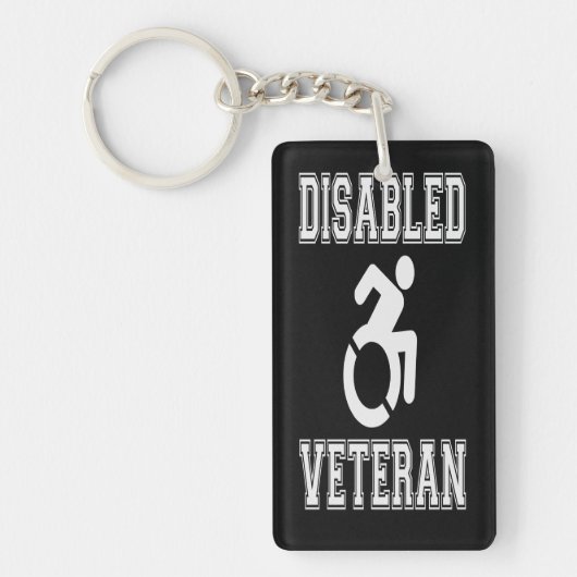 Porte-clés Vétérinaire handicapé (Devant)