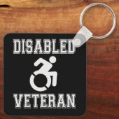 Porte-clés Vétérinaire handicapé (Verso)