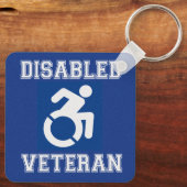 Porte-clés Vétérinaire handicapé (Verso)