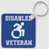 Porte-clés Vétérinaire handicapé (Dos)