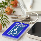 Porte-clés Vétérinaire handicapé handicapé (Devant droit)