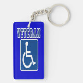 Porte-clés Vétérinaire handicapé handicapé (Dos)