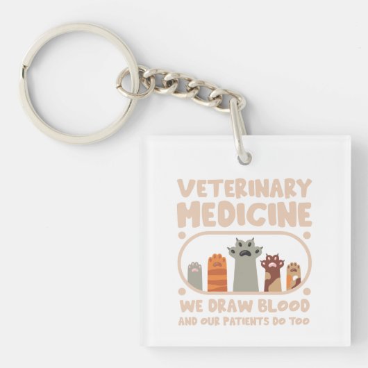 Porte-clés Veterinary Medicine funnu pet (Devant)
