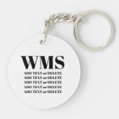 Porte-clés Veuillez lire ... (Dos)