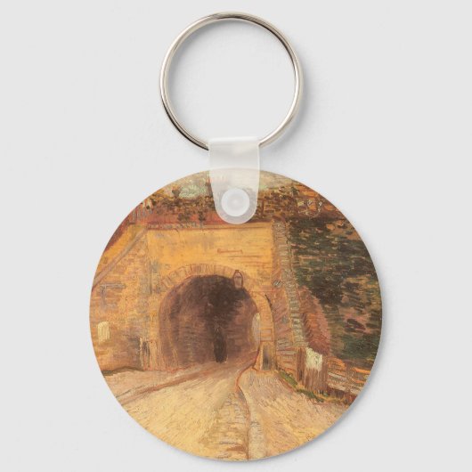 Porte-clés Viaduc de Roadway par Vincent van Gogh (Recto)