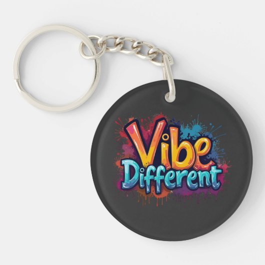 Porte-clés Vibe Différent (Devant)