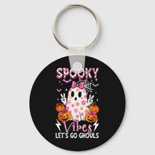 Porte-clés Vibes amusantes éffrayantes Halloween Ghouls migno