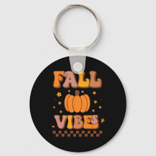 Porte-clés Vibes Automne Vintage Super Automne Saison Rétro