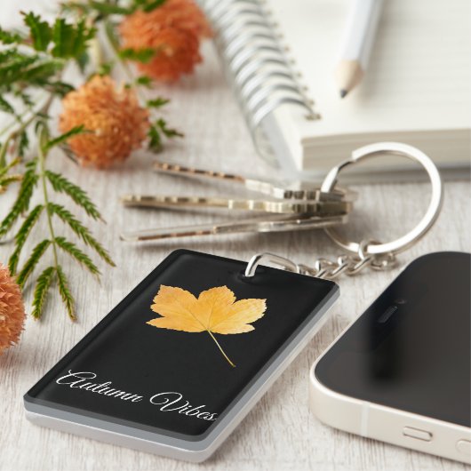 Porte-clés Vibes d'automne (Devant droit)