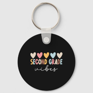 Porte-clés Vibes de 2e année Premier jour d'école Bienvenue C