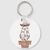 Porte-clés "Vibes de cuisine" Halloween Witch Ghost Orange (Verso)