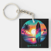 Porte-clés Vibes de fond de soleil (Devant)